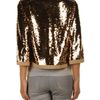 Dolce & Gabbana Blazer in Gold - Lyst