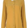 Equipment Colour Block Blouse in Yellow (mustard) - Lyst
