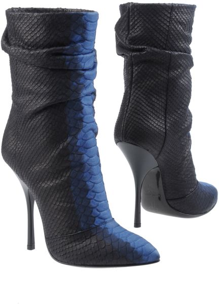 Giuseppe Zanotti Ankle Boots in Blue (black) - Lyst