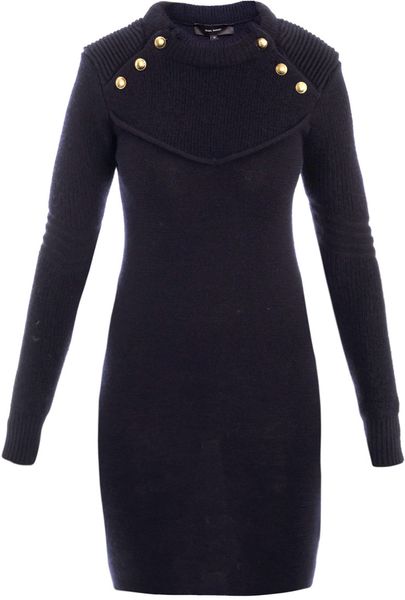 Isabel Marant Shirley Seagoing Knitted Dress in Blue (sea) - Lyst