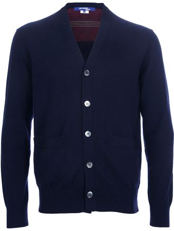 Junya Watanabe Man Comme Des Garçons Vneck Cardigan - Lyst