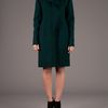 Lanvin Frill Detailed Dress in Green - Lyst
