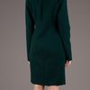 Lanvin Frill Detailed Dress in Green - Lyst