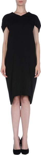 Maison Martin Margiela Short Dress in Black - Lyst