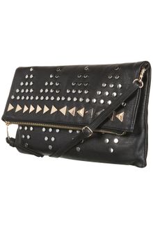 Topshop Studded Clutch - Lyst