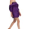 Vera Wang Ss Silk Faille Strapless Dress in Purple (amethyst) - Lyst