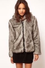 ASOS Collection Asos Tipped Faux Fur Zip Through Bomber
