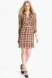Burberry Brit Print Silk Dress - Lyst
