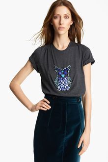 Burberry Prorsum Embellished Tee - Lyst