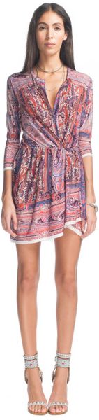 Isabel Marant Ss Maryloe Dress in Pink (violet blue) - Lyst