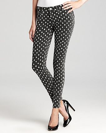 Paige  Geo Print Verdugo Ultra Skinny Jeans - Lyst