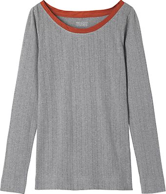 Toast Toast Antonia Silk Trimmed Pyjama Top Grey - Lyst