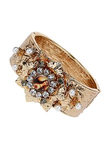 Topshop Cameo Deco Clamp Bracelet - Lyst