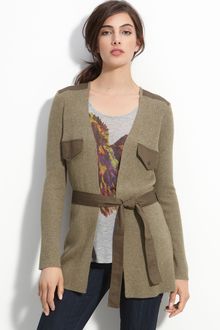 Twenty 8 Twelve Ribbed Cardigan - Lyst
