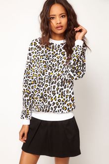 ASOS Collection Asos Sweatshirt in Cheetah Print - Lyst