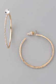Belle Noel Hoop Earrings - Lyst