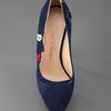 Charlotte Olympia Slip On Pump in Blue - Lyst