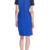 Dion Lee Ss 3d Hem Filter Dress in Blue (black/uv) - Lyst