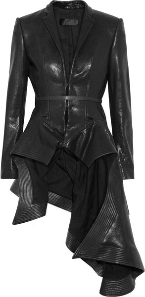 Haider Ackermann Origami Leather Jacket - Lyst