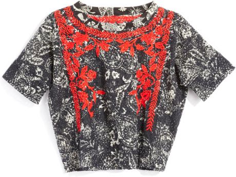 Isabel Marant Ss Napoli Top in Black - Lyst