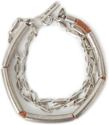 Isabel Marant  Silver Okura Street Bracelet in Silver - Lyst