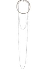 Isabel Marant  Silver Okura Street Necklace