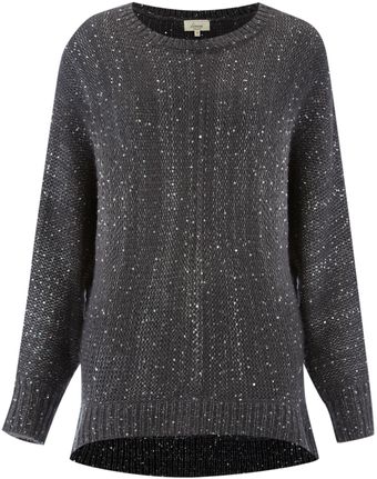 Linea Weekend Batwing Jumper with Sequins - Lyst