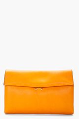 Marni  Padded Leather Clutch