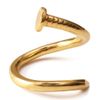 Tom Binns Voilà Twisted Nail Cuff in Gold - Lyst