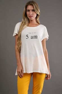 Wildfox Couture Hippie Crew Up All Night in White - Lyst