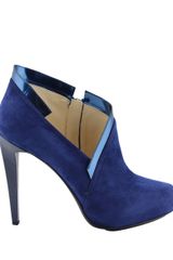 Burak Uyan Leather and Suede Ankle Boot