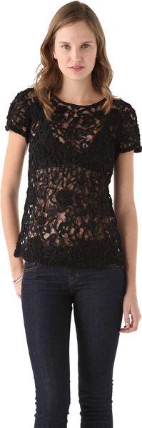Dallin Chase Mister Lace Top - Lyst