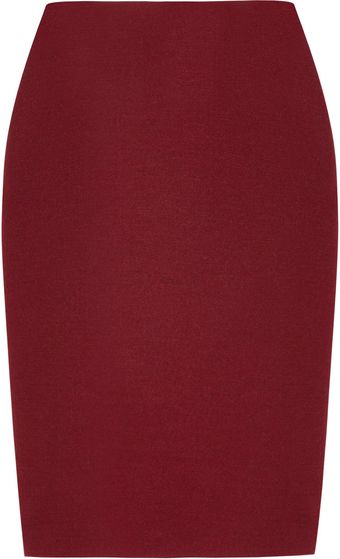 Lanvin Doublefaced Woolblend Pencil Skirt - Lyst