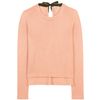 Miu Miu Cropped Cashmere Pullover in Pink - Lyst