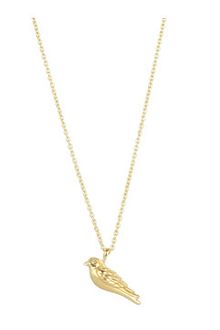 Elizabeth And James Meadowlark Bird Pendant with Diamond Accents - Lyst