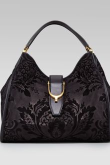 Gucci Soft Stirrup Brocade Medium Hobo Bag  - Lyst