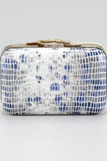 House Of Harlow Marley Snakeprint Clutch - Lyst