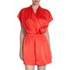 Lanvin Cross Front Romper in Orange - Lyst
