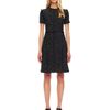 Michael Kors Metallic Tweed Dress in Black - Lyst