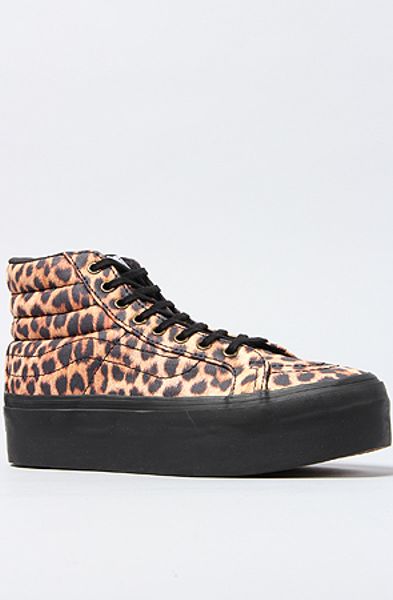leopard vans platform