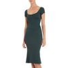 Zac Posen Cap Sleeve Dress in Green - Lyst