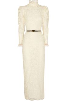 Alessandra Rich Lace Gown - Lyst