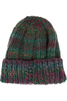 Etro Chunkyknit Woolblend Beanie - Lyst