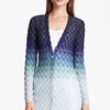 Missoni Long Dégradé Cardigan in Blue (blue degrade) - Lyst