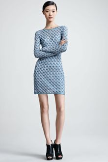Missoni Longsleeve Knit Minidress - Lyst