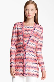 Missoni Zigzag Long Cardigan - Lyst