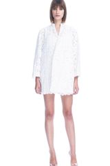 Valentino  Piquet Ricamato Bouquet Caban