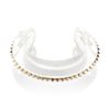Valentino Plain Studded Bracelet in Transparent (clear) - Lyst