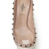 Valentino Rockstud Metal Heel Sling Back in White (light ivory) - Lyst