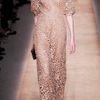 Valentino Tulle Illusione Short Sleeve Embroidered Gown in Beige (poudre) - Lyst